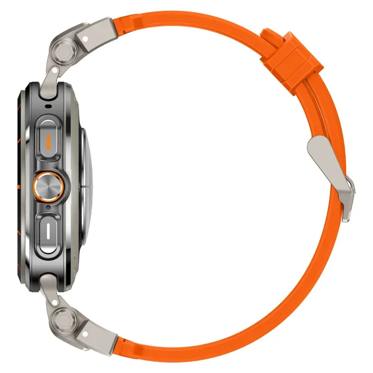 Titanium Connector Quick Release Silicone Watch Band, For Samsung Galaxy Watch Ultra 47mm / Ultra 2025