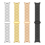 Bracelet de montre intégré en acier inoxydable à trois billes, pour Google Pixel Watch 4 / Watch 3 45mm