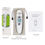 Thermomètre RZ8810 Thermomètre corporel auriculaire affichage LED Thermomètre électronique numérique IR Thermomètre médical infrarouge pour bébé fièvre