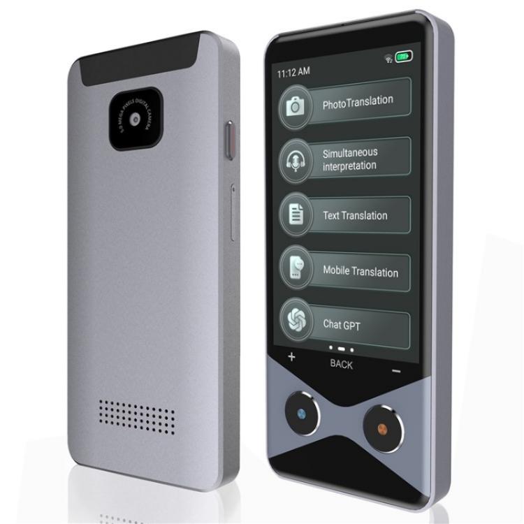 V9000 Traducteur intelligent IA 4G WiFi hors ligne avec support de 137 langues et fonction de traduction de photos