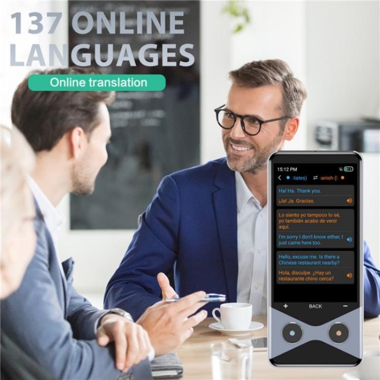 V9000 Traducteur intelligent IA 4G WiFi hors ligne avec support de 137 langues et fonction de traduction de photos