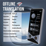V9000 Traducteur intelligent IA 4G WiFi hors ligne avec support de 137 langues et fonction de traduction de photos