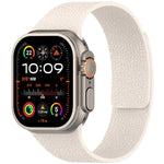 Bracelet de montre magnétique en silicone à texture litchi, compatible avec Apple Watch 46 mm / 49 mm / 45 mm / 44 mm et Apple Watch 42 mm / 41 mm / 40 mm / 38 mm.
