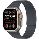 Bracelet de montre magnétique en silicone à texture litchi, compatible avec Apple Watch 46 mm / 49 mm / 45 mm / 44 mm et Apple Watch 42 mm / 41 mm / 40 mm / 38 mm.