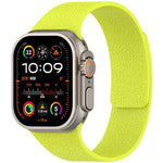 Bracelet de montre magnétique en silicone à texture litchi, compatible avec Apple Watch 46 mm / 49 mm / 45 mm / 44 mm et Apple Watch 42 mm / 41 mm / 40 mm / 38 mm.