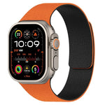 Bracelet de montre magnétique en silicone à texture litchi, compatible avec Apple Watch 46 mm / 49 mm / 45 mm / 44 mm et Apple Watch 42 mm / 41 mm / 40 mm / 38 mm.