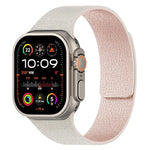 Bracelet de montre magnétique en silicone à texture litchi, compatible avec Apple Watch 46 mm / 49 mm / 45 mm / 44 mm et Apple Watch 42 mm / 41 mm / 40 mm / 38 mm.