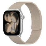 Bracelet de montre magnétique en silicone à texture litchi, compatible avec Apple Watch 46 mm / 49 mm / 45 mm / 44 mm et Apple Watch 42 mm / 41 mm / 40 mm / 38 mm.