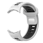 Bracelet de montre en silicone à boucle inversée bicolore, pour Google Pixel Watch 4 / Watch 3 45 mm