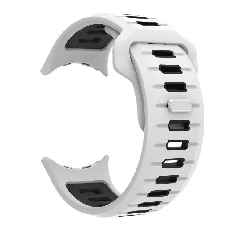 Bracelet de montre en silicone à boucle inversée bicolore, pour Google Pixel Watch 4 / Watch 3 45 mm