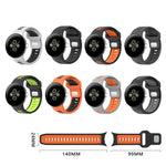 Bracelet de montre en silicone à boucle inversée bicolore, pour Google Pixel Watch 4 / Watch 3 45 mm
