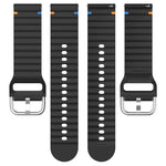 Bracelet de montre en silicone 20 mm à motif de vagues, pour Samsung Galaxy Watch 7 40 / 44mm