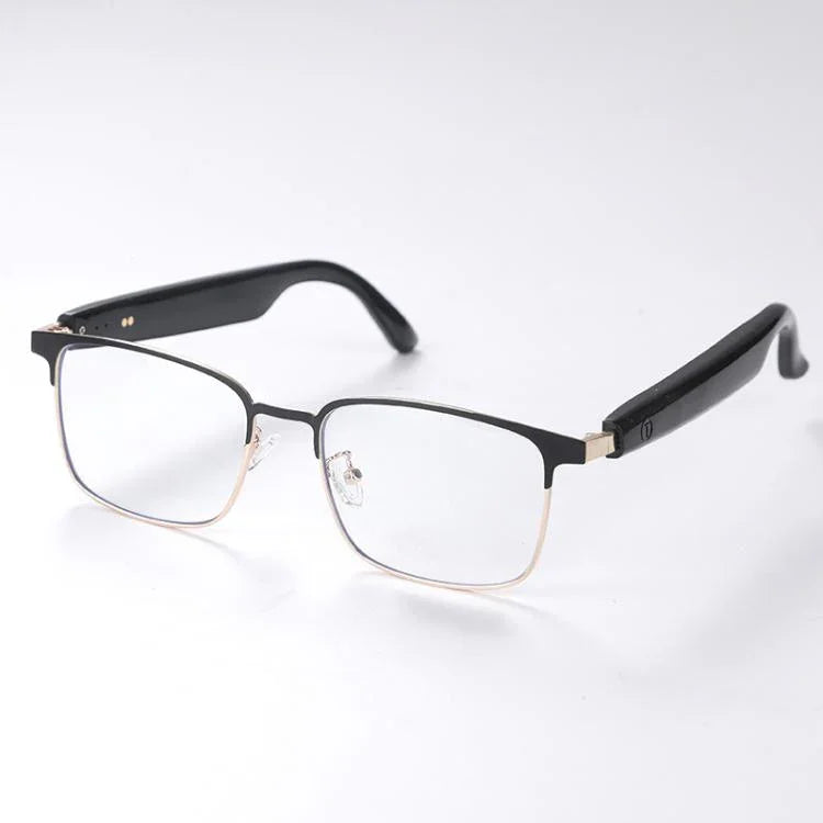Lunettes intelligentes GS06, compatibles avec une puce intelligente IA / Appels Bluetooth / Sports de plein air
