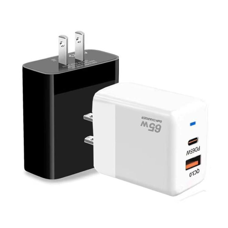 Chargeur compatible protocoles GaN PD 45W + QC3.0 USB pour MacBook, prise US, prise US