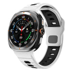 Bracelet de montre en silicone à rayures horizontales et boucle inversée, pour Samsung Galaxy Watch Ultra 47mm / Ultra 2025