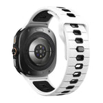 Bracelet de montre en silicone à rayures horizontales et boucle inversée, pour Samsung Galaxy Watch Ultra 47mm / Ultra 2025