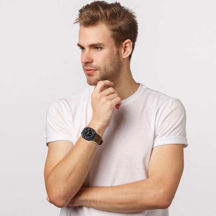 Bracelet de montre en cuir Crazy Horse, pour Samsung Galaxy Watch Ultra 47mm / Ultra 2025