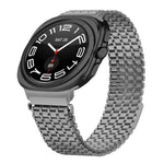 Bracelet de montre en acier inoxydable à boucle magnétique neuf perles, pour Samsung Galaxy Watch Ultra 47mm / Ultra 2025