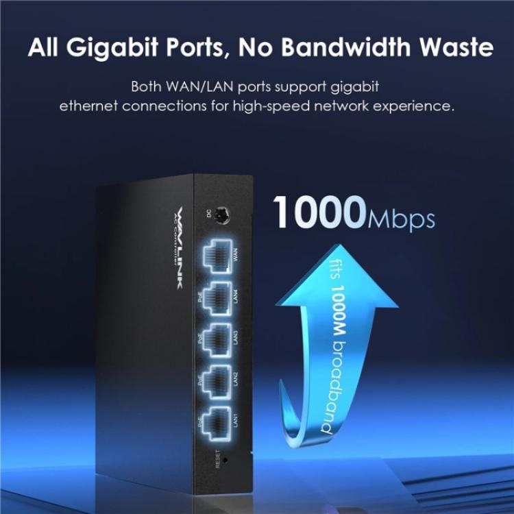 WAVLINK WN701AE IEEE 802.3AF / AT Commutateur Poe de gestion centralisée de points d'accès à découverte automatique, prise américaine, prise britannique, prise européenne, prise australienne