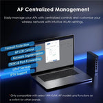 WAVLINK WN701AE IEEE 802.3AF / AT Commutateur Poe de gestion centralisée de points d'accès à découverte automatique, prise américaine, prise britannique, prise européenne, prise australienne