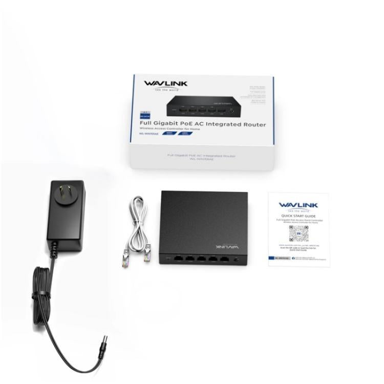 WAVLINK WN701AE IEEE 802.3AF / AT Commutateur Poe de gestion centralisée de points d'accès à découverte automatique, prise américaine, prise britannique, prise européenne, prise australienne