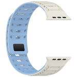 Bracelet de montre magnétique en silicone Mountain Armor, compatible avec les Apple Watch 46 mm / 49 mm / 45 mm / 44 mm et 42 mm / 41 mm / 40 mm / 38 mm.