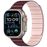 Bracelet magnétique nid d'abeille pour Apple Watch 42 mm / 41 mm / 40 mm / 38 mm et 46 mm / 49 mm / 45 mm / 44 mm