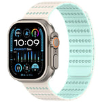 Bracelet magnétique nid d'abeille pour Apple Watch 42 mm / 41 mm / 40 mm / 38 mm et 46 mm / 49 mm / 45 mm / 44 mm