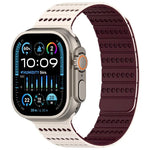 Bracelet magnétique nid d'abeille pour Apple Watch 42 mm / 41 mm / 40 mm / 38 mm et 46 mm / 49 mm / 45 mm / 44 mm