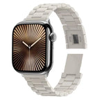Bracelet de montre en polycarbonate à boucle magnétique à trois billes, motif bonbon, compatible avec Apple Watch 46 mm / 49 mm / 45 mm / 44 mm et Apple Watch 42 mm / 41 mm / 40 mm / 38 mm.