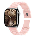 Bracelet de montre en polycarbonate à boucle magnétique à trois billes, motif bonbon, compatible avec Apple Watch 46 mm / 49 mm / 45 mm / 44 mm et Apple Watch 42 mm / 41 mm / 40 mm / 38 mm.
