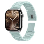 Bracelet de montre en polycarbonate à boucle magnétique à trois billes, motif bonbon, compatible avec Apple Watch 46 mm / 49 mm / 45 mm / 44 mm et Apple Watch 42 mm / 41 mm / 40 mm / 38 mm.
