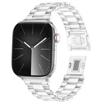 Bracelet de montre en polycarbonate à boucle magnétique à trois billes, motif bonbon, compatible avec Apple Watch 46 mm / 49 mm / 45 mm / 44 mm et Apple Watch 42 mm / 41 mm / 40 mm / 38 mm.