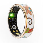 Bague connectée R18 taille 9, suivi de la fréquence cardiaque, de l'oxygénation sanguine, du sommeil et des soins pour la famille