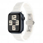 Bracelet de montre en céramique Tank Grain, compatible avec Apple Watch 46 mm / 49 mm / 45 mm / 44 mm et Apple Watch 42 mm / 41 mm / 40 mm / 38 mm