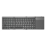 Clavier pliable sans fil Bluetooth compatible KF86 MAX avec pavé tactile, avec pavé tactile