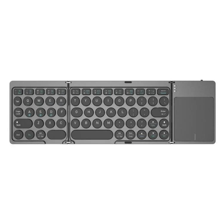 Clavier pliable sans fil Bluetooth compatible KF86 MAX avec pavé tactile, avec pavé tactile