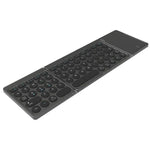 Clavier pliable sans fil Bluetooth compatible KF86 MAX avec pavé tactile, avec pavé tactile