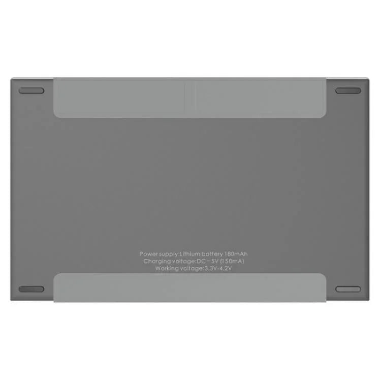 Clavier pliable sans fil Bluetooth compatible KF86 MAX avec pavé tactile + étui en cuir, avec pavé tactile + étui en cuir