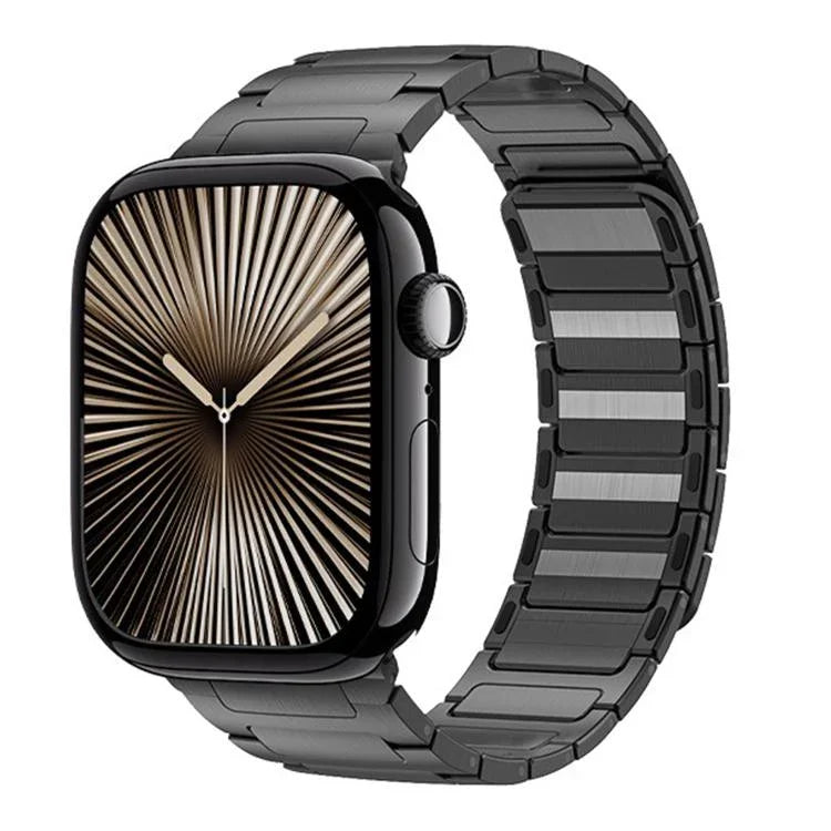 Bracelet magnétique en acier inoxydable I-Beam, pour Apple Watch 46 mm / 49 mm / 45 mm / 44 mm, pour Apple Watch 42 mm / 41 mm / 40 mm / 38 mm