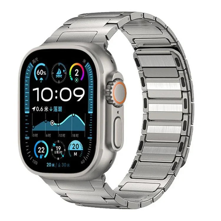 Bracelet magnétique en acier inoxydable I-Beam, pour Apple Watch 46 mm / 49 mm / 45 mm / 44 mm, pour Apple Watch 42 mm / 41 mm / 40 mm / 38 mm