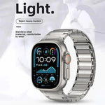 Bracelet magnétique en acier inoxydable I-Beam, pour Apple Watch 46 mm / 49 mm / 45 mm / 44 mm, pour Apple Watch 42 mm / 41 mm / 40 mm / 38 mm
