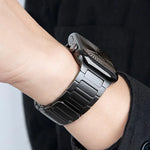 Bracelet magnétique en acier inoxydable I-Beam, pour Apple Watch 46 mm / 49 mm / 45 mm / 44 mm, pour Apple Watch 42 mm / 41 mm / 40 mm / 38 mm