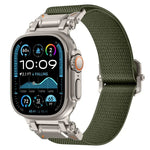 Bracelet de montre Explorer en polyester et nylon, pour Apple Watch 46 mm / 49 mm / 45 mm / 44 mm