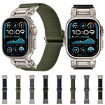 Bracelet de montre Explorer en polyester et nylon, pour Apple Watch 46 mm / 49 mm / 45 mm / 44 mm