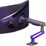 Pied de Moniteur de Jeu avec Ressort Mécanique Réglable en Hauteur pour Bureau NORTH BAYOU G70, G70