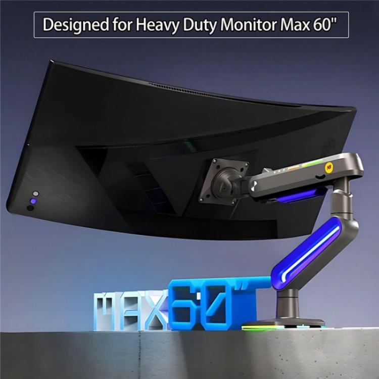 Pied de Moniteur de Jeu avec Ressort Mécanique Réglable en Hauteur pour Bureau NORTH BAYOU G70, G70