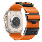 Bracelet de montre sport en nylon tressé Kalebol, compatible avec Apple Watch 46 mm / 49 mm / 45 mm / 44 mm et Apple Watch 42 mm / 41 mm / 40 mm / 38 mm