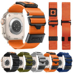 Bracelet de montre sport en nylon tressé Kalebol, compatible avec Apple Watch 46 mm / 49 mm / 45 mm / 44 mm et Apple Watch 42 mm / 41 mm / 40 mm / 38 mm