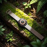 Bracelet de montre magnétique en silicone à motif écailles de dragon en acier, pour Apple Watch 46 mm / 49 mm / 45 mm / 44 mm